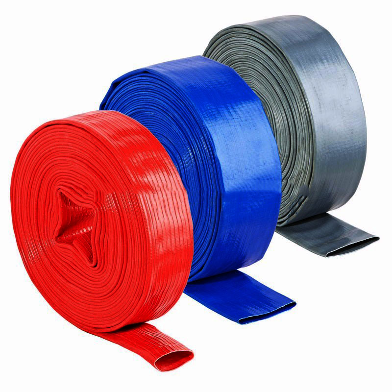 pvc lay flat water hose with different color and sizes